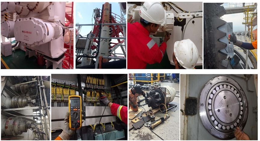 Jacking system inspection and technical support